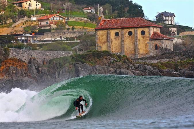 Mundaka Bihotzean Con Parking Gratuitoアパートメント エクステリア 写真