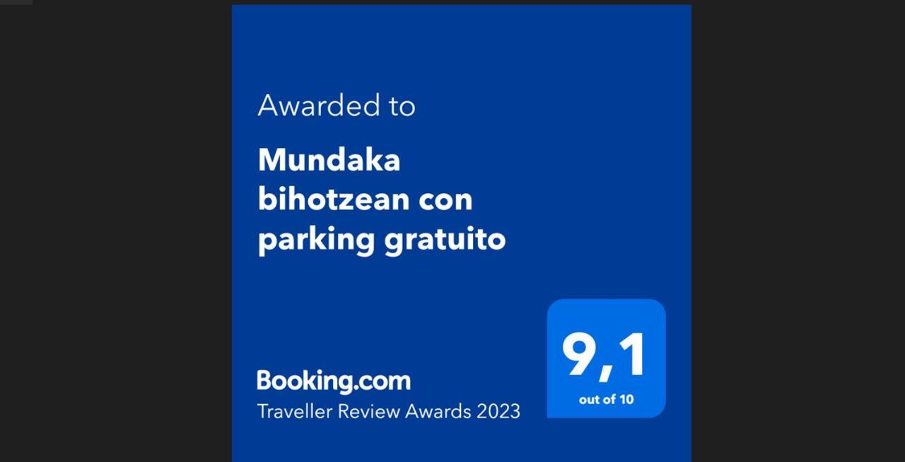 Mundaka Bihotzean Con Parking Gratuitoアパートメント エクステリア 写真